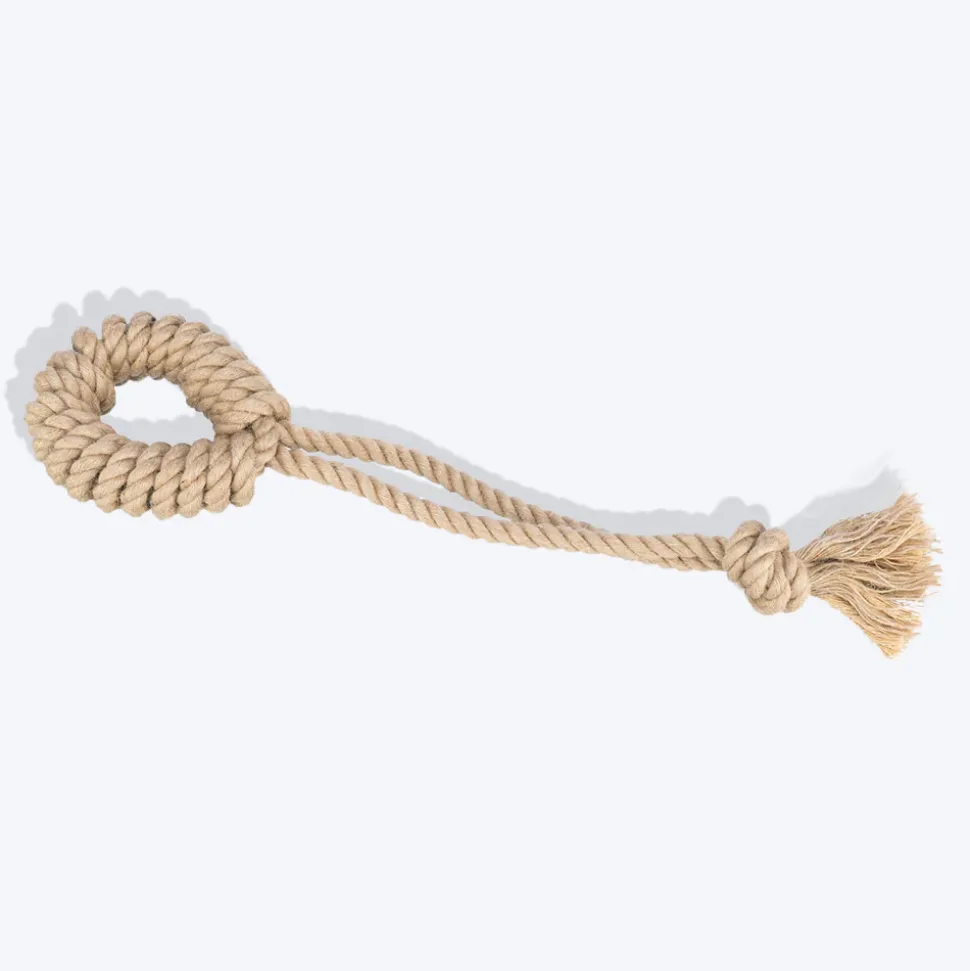 Trixie Playing With Ring Rope Toy For Dogs - Beige