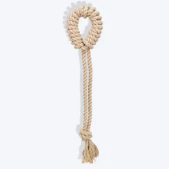 Trixie Playing With Ring Rope Toy For Dogs - Beige