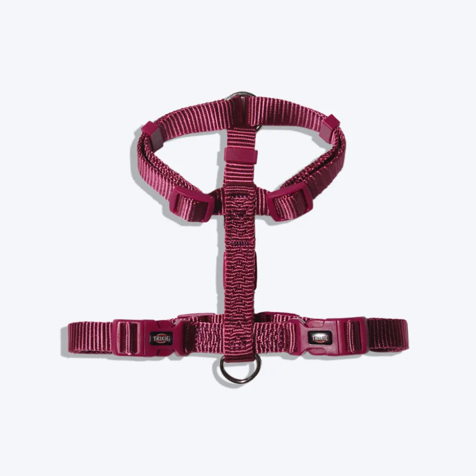 Trixie Premium Nylon H-Harness For Dogs - Orchid