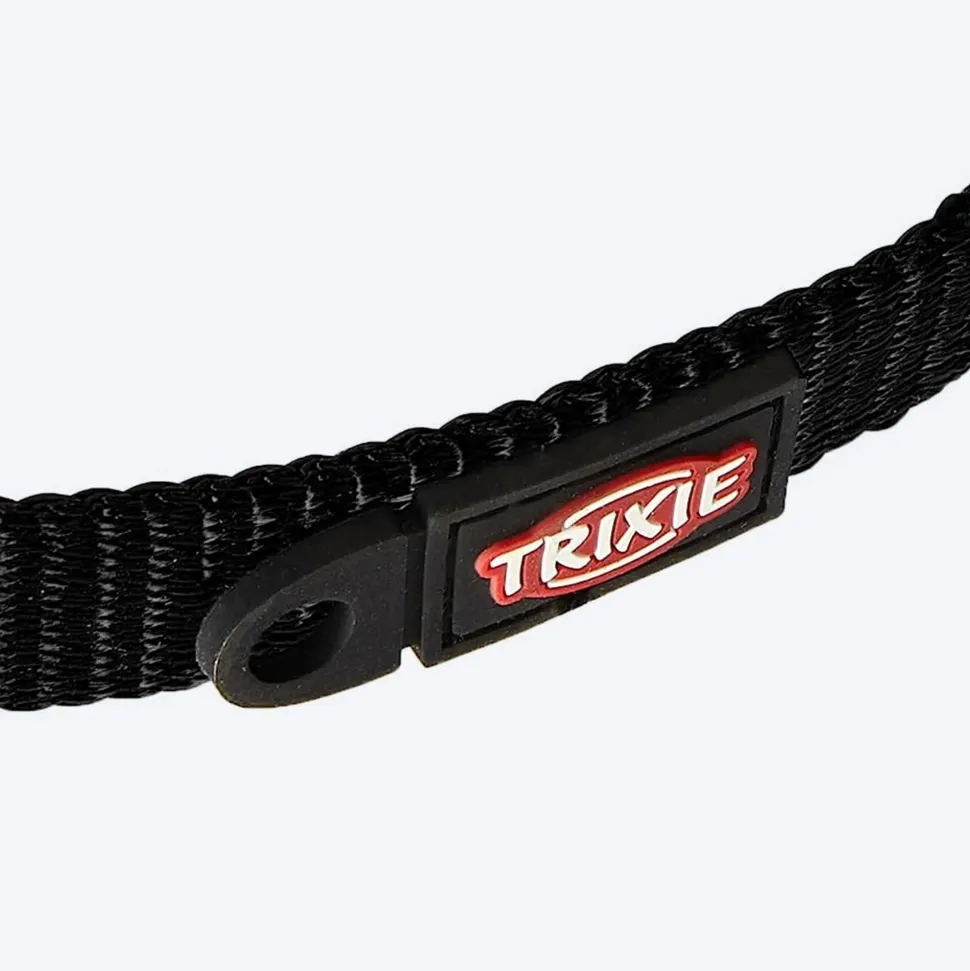 Trixie Premium Stop-The-Pull Dog Collar - Jet Black