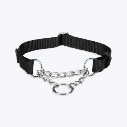 Trixie Premium Stop-The-Pull Dog Collar - Jet Black