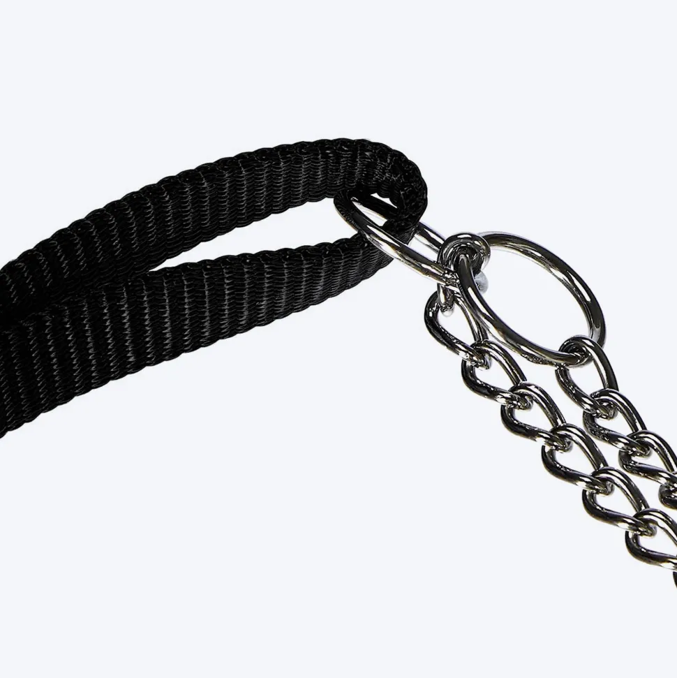 Trixie Premium Stop-The-Pull Dog Collar - Jet Black