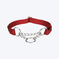 Trixie Premium Stop-The-Pull Dog Collar - Cherry Red