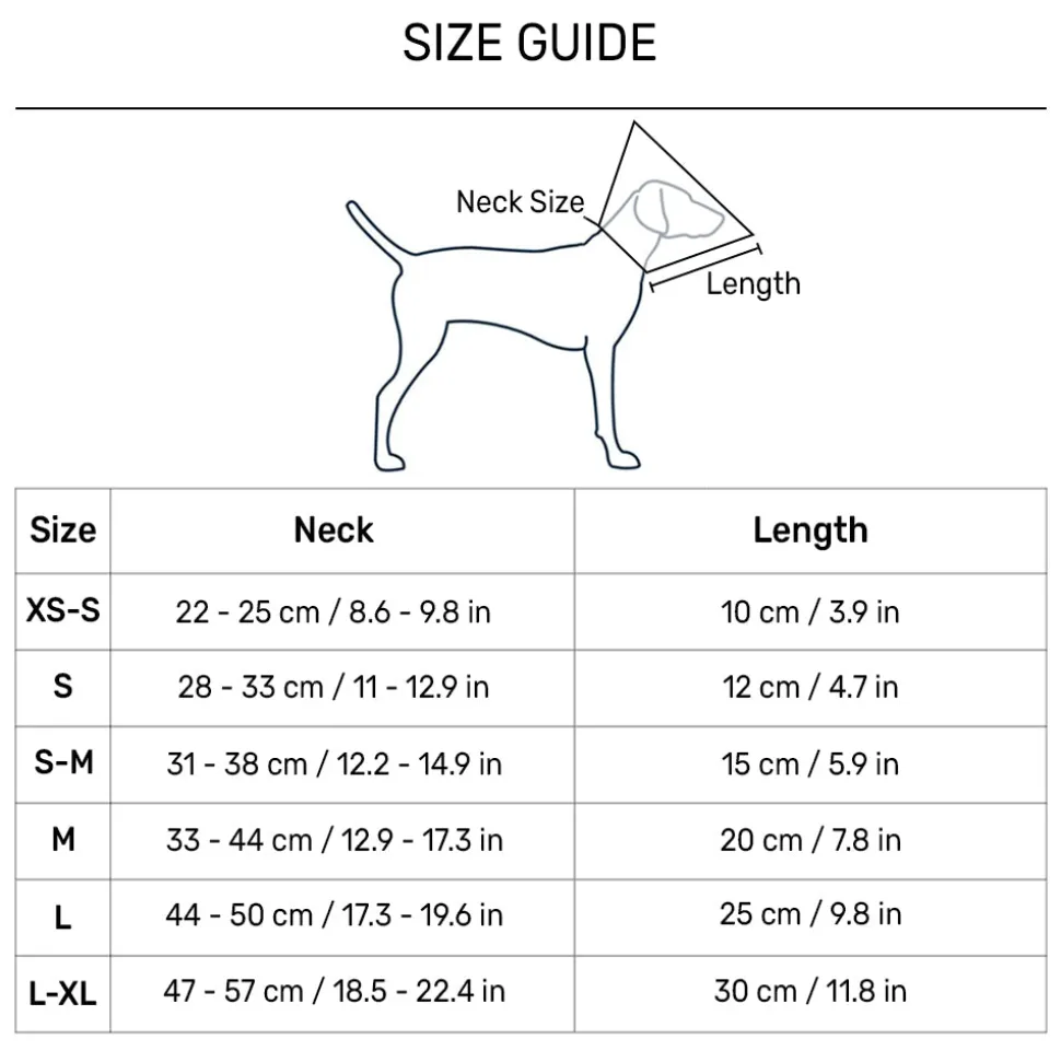 Trixie Protective Collar for Dogs and Cats with Clip Lock