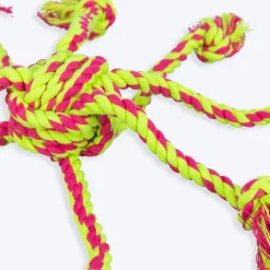 Trixie Rope Dog Toy with Woven in Ball - 7 cm