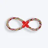Trixie Tugger With Plastic Cross Rope Toy For Dogs - Assorted - 35 cm