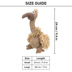 Trixie Vulture Gastav Dog Plush Toy - Brown