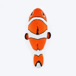 Trixie Wiggly Clown Fish Plush Toy For Dog - Red & White - 26 cm