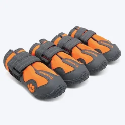 Truelove Anti-Slip Boots For Dog - Orange (Set of 4)