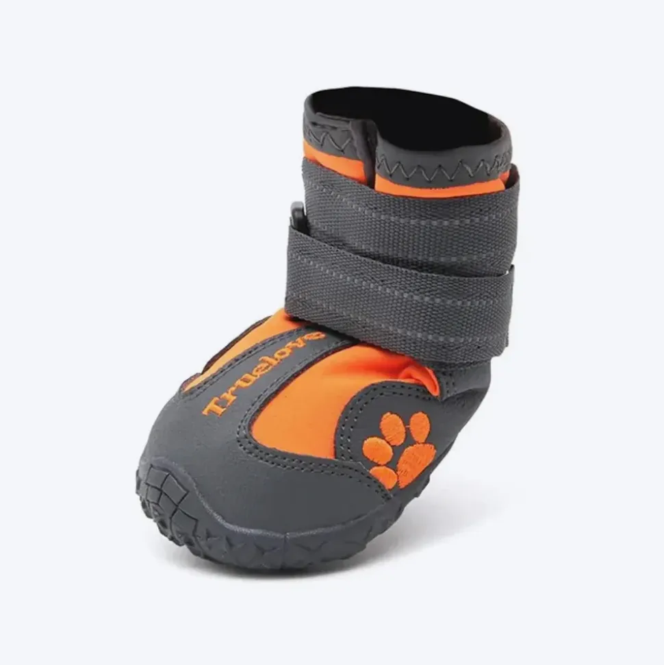Truelove Anti-Slip Boots For Dog - Orange (Set of 4)