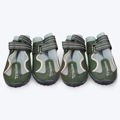 Truelove Waterproof With Reflective Straps Shoes For Dog - Cypress & Harbor Gray (Set of 4)