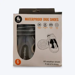 Truelove Waterproof With Reflective Straps Shoes For Dog - Cypress & Harbor Gray (Set of 4)