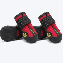 Truelove Anti-Slip Boots For Dog - Red (Set of 4)