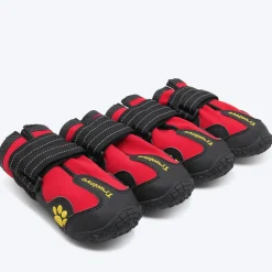 Truelove Anti-Slip Boots For Dog - Red (Set of 4)