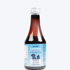 VetRite CalciAid Supports Strong Bones & Teeth Advanced Calcium Syrup For Dog & Cat - 200 ml