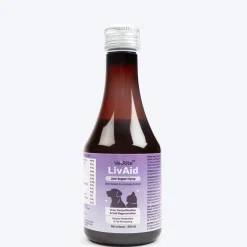 VetRite LivAid Liver Support Detoxification & Cell Regeneration Syrup For Dog & Cat - 200 ml