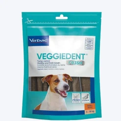 Virbac Veggiedent Oral Hygiene Vegetable Dog Chew