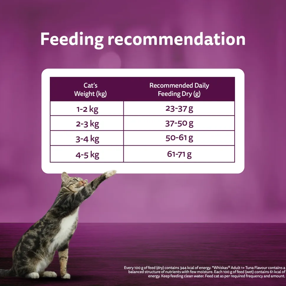 Whiskas Adult (1+ Years) Chicken Flavour Dry Food For Adult Cat