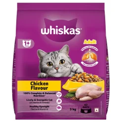 Whiskas Adult (1+ Years) Chicken Flavour Dry Food For Adult Cat