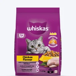 Whiskas Adult (1+ Years) Chicken Flavour Dry Food For Adult Cat