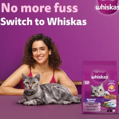 Whiskas Adult (1+ Years) Mackerel Flavour Dry Cat Food