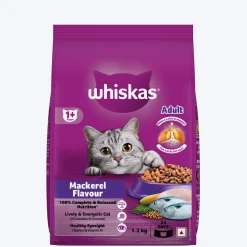 Whiskas Adult (1+ Years) Mackerel Flavour Dry Cat Food