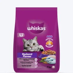 Whiskas Adult (1+ Years) Mackerel Flavour Dry Cat Food