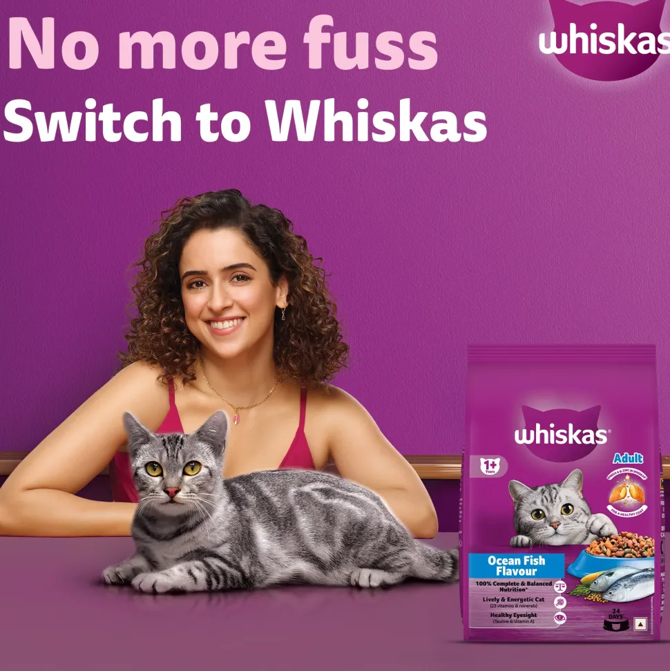 Whiskas Adult (1+ Years) Ocean Fish Flavour Dry Cat Food