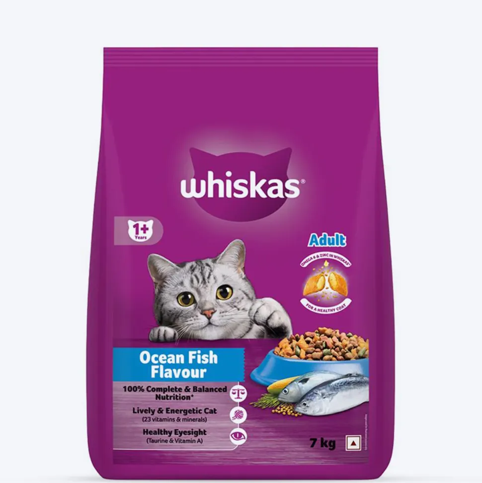 Whiskas Adult (1+ Years) Ocean Fish Flavour Dry Cat Food