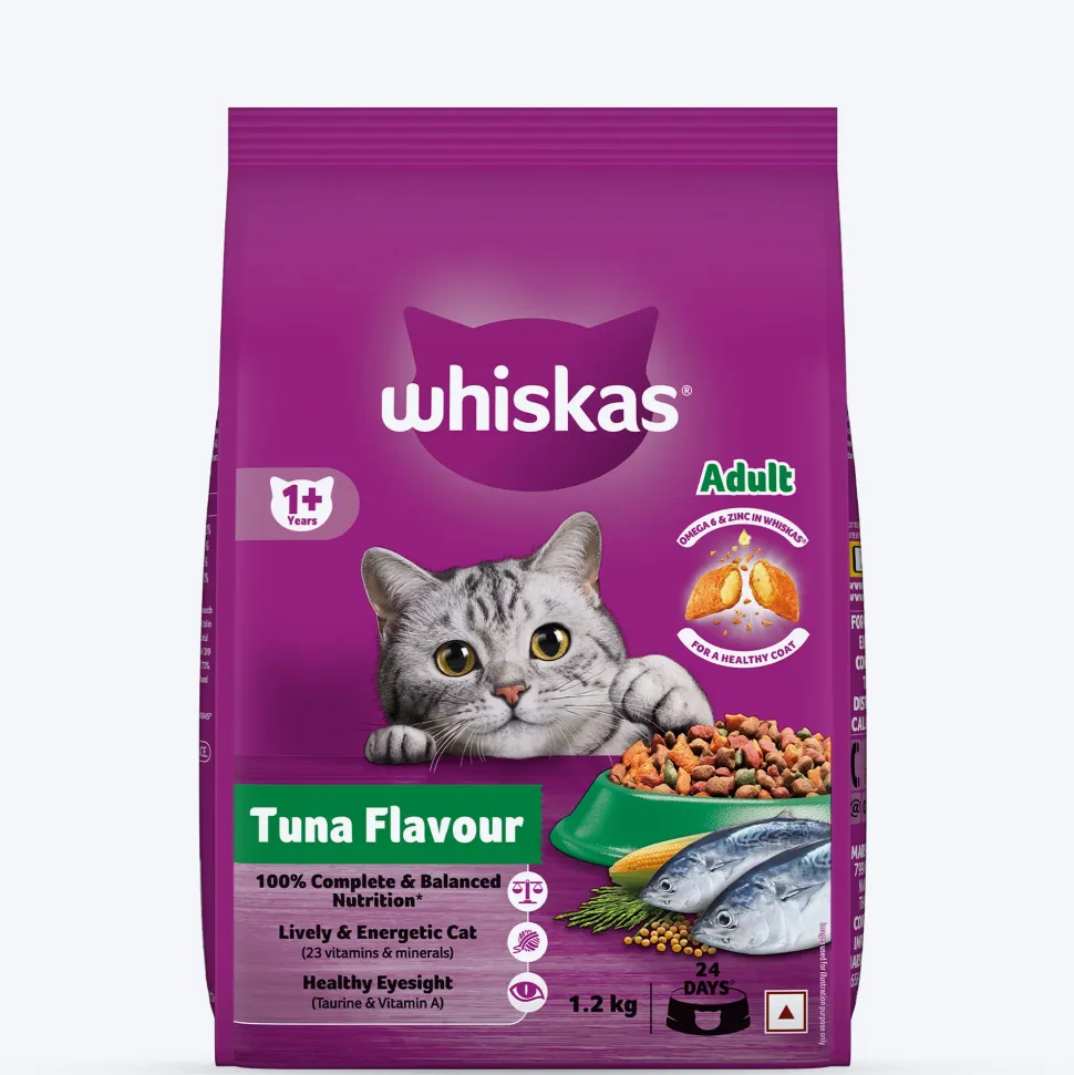 Whiskas Adult (1+ Years) Tuna Flavour Dry Cat Food