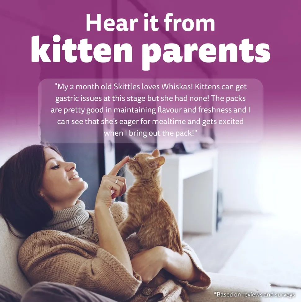 Whiskas Chicken With Salmon In Jelly Wet Food For Junior (2-12 Months) Kitten - 80 gm Pack