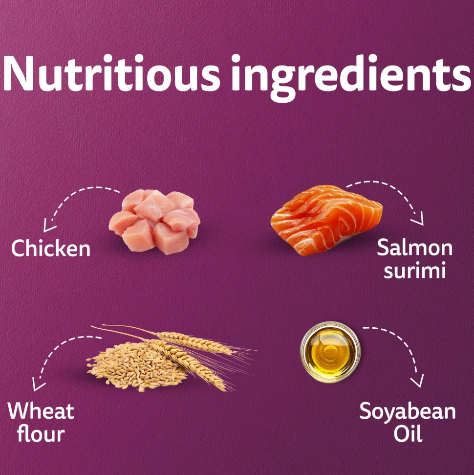 Whiskas Chicken With Salmon In Jelly Wet Food For Junior (2-12 Months) Kitten - 80 gm Pack