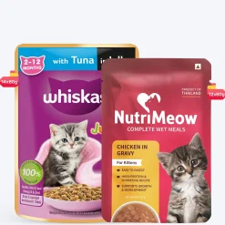 Whiskas Junior Kitten (2-12 Months) Tuna in Jelly Wet Cat Food - 80 gm Pack