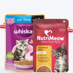Whiskas Junior Kitten (2-12 Months) Tuna in Jelly Wet Cat Food - 80 gm Pack