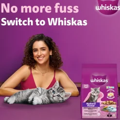Whiskas Mackerel Flavour Dry Food For (2-12 Months) Kitten