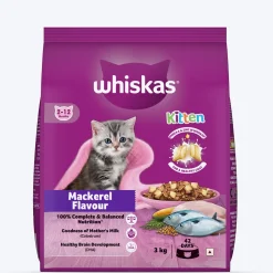 Whiskas Mackerel Flavour Dry Food For (2-12 Months) Kitten