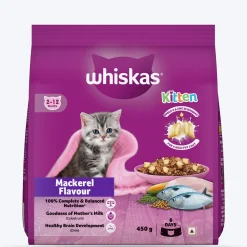 Whiskas Mackerel Flavour Dry Food For (2-12 Months) Kitten