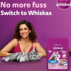 Whiskas Ocean Fish Dry Food For Kitten (2-12 Months)