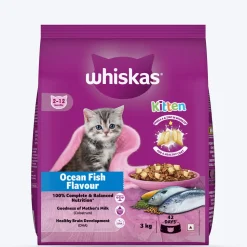Whiskas Ocean Fish Dry Food For Kitten (2-12 Months)
