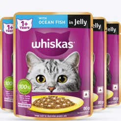 Whiskas Ocean Fish Wet Food For Adult Cat - 80 gm Pack