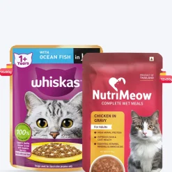 Whiskas Ocean Fish Wet Food For Adult Cat - 80 gm Pack