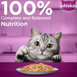 Whiskas Tasty Mix Adult (1+ year) Chicken With Tuna & Carrot in Gravy Wet Cat Food - 70 gm Pack
