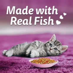 Whiskas Tasty Mix Seafood Cocktail With Carrot In Gravy Wet Food For Junior (2-12 Months) Kitten- 70 gm Pack