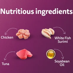Whiskas Tuna And White Fish Wet Food For Adult Cat - 80 gm